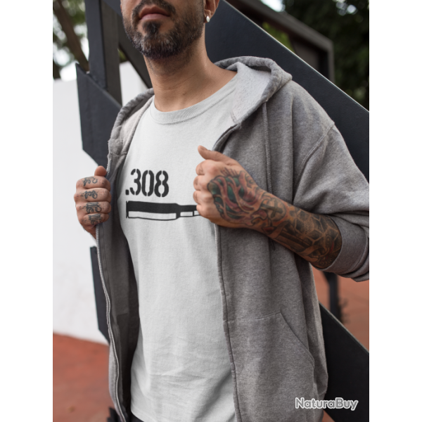 T SHIRT CARTOUCHE 308 win