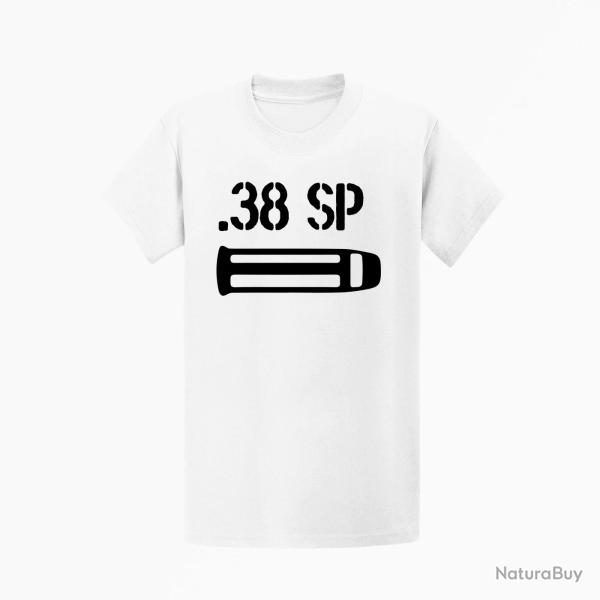 T shirt CARTOUCHE 38 Sp�cial Blanc