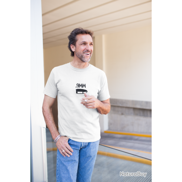 T SHIRT CARTOUCHE 9 mm