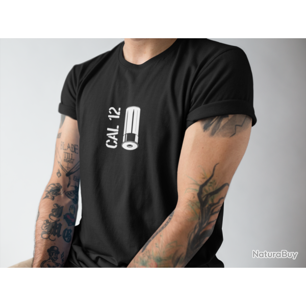 T SHIRT CARTOUCHE Calibre 12