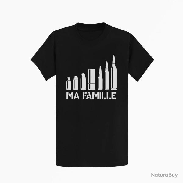 T shirt CARTOUCHES Noir