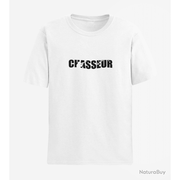 T shirt CHASSEUR Blanc