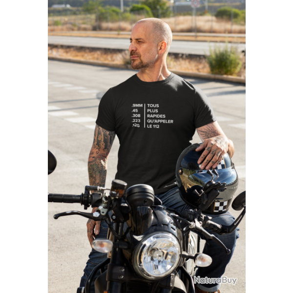T SHIRT HOME DEFENSE Tous plus rapides que le 112