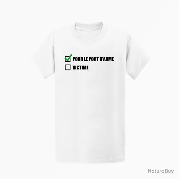 T shirt Port d armes Blanc