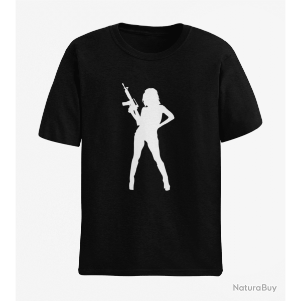 T shirt FEMME AR 15 Noir