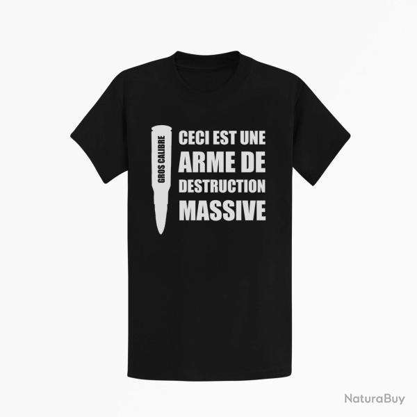 T shirt ARME DE DESTRUCTION MASSIVE Noir