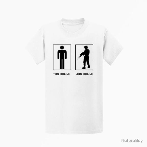 T shirt TON HOMME MON HOMME Blanc