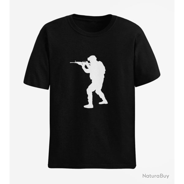 T shirt MILITAIRE AR15 Noir