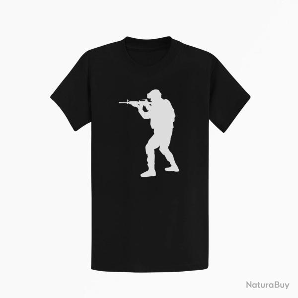 T shirt MILITAIRE AR15 Noir