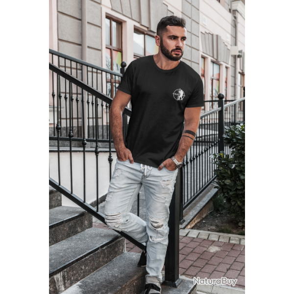T SHIRT TIREUR Militaire Viseur Coeur