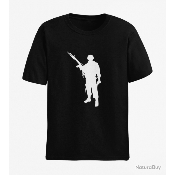 T shirt MILITAIRE M16 Noir