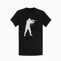 T shirt MILITAIRE Steyr Aug Noir