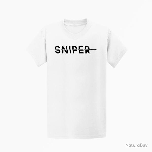 T shirt SNIPER Blanc