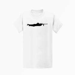 T shirt SNIPER MILITAIRE Blanc