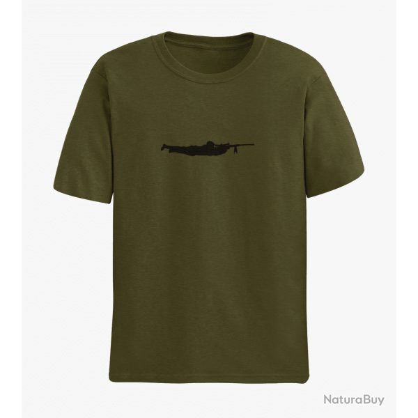 T shirt SNIPER MILITAIRE Army Noir