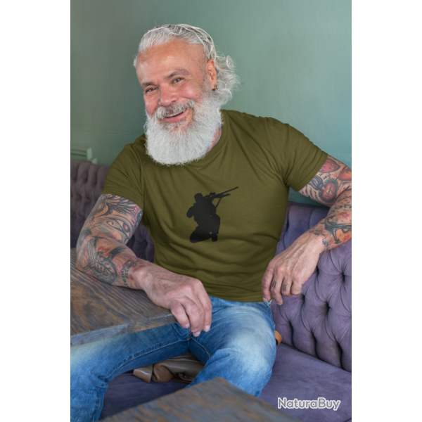 T SHIRT TIREUR Sniper Soldat