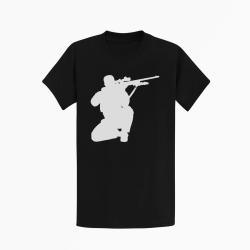 T shirt SNIPER SOLDAT Noir