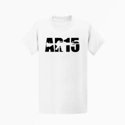 T shirt Armes AR15 2 Blanc