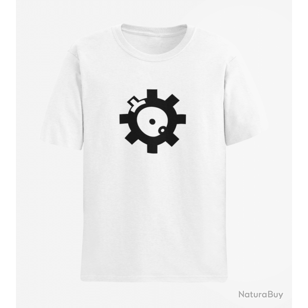 T shirt Armes Culasse AR15 Blanc