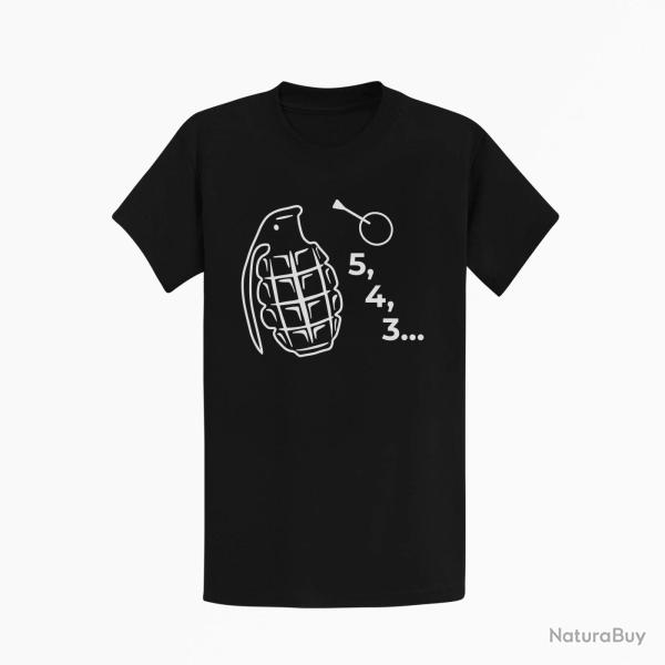 T shirt Armes Grenade 2 Noir