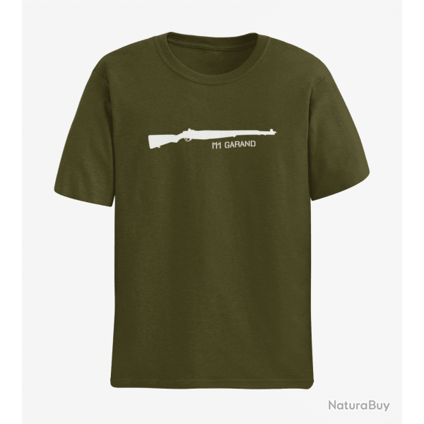 T shirt Armes M1 Garand Army Blanc