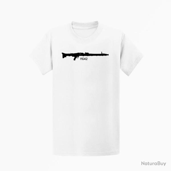 T shirt Armes MG42 Blanc