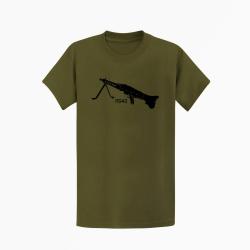T shirt MG42 Bipied Kaki Noir