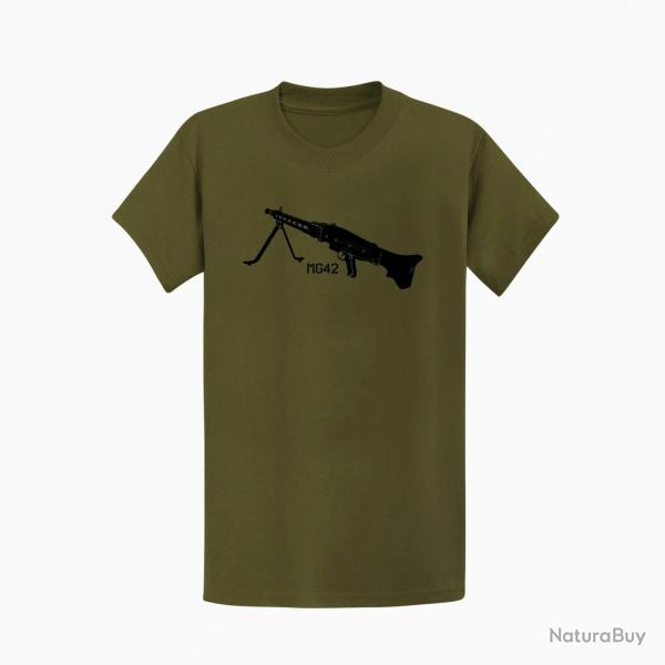 T shirt MG42 Bipied Kaki Noir
