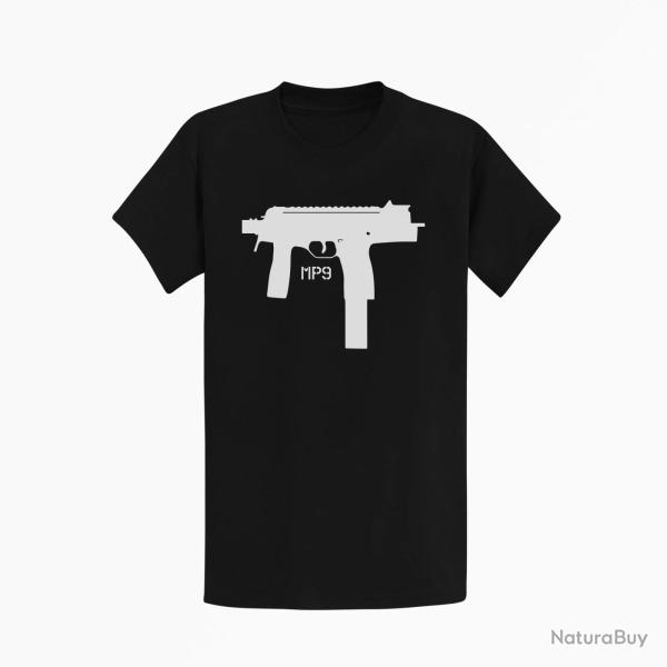 T shirt Armes MP9 Noir