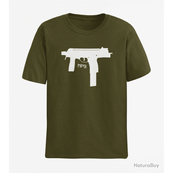 T shirt Armes MP9 Army Blanc