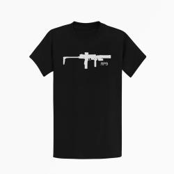 T shirt MP9 Silencieux Red Dot Noir