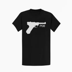 T shirt P08 Silhouette Noir