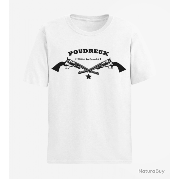 T shirt Armes Poudreux Blanc