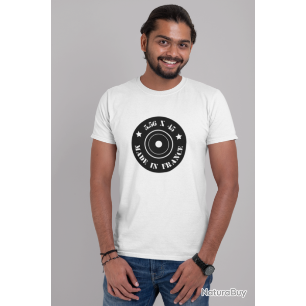 T shirt Cartouches Douille 5.56X45