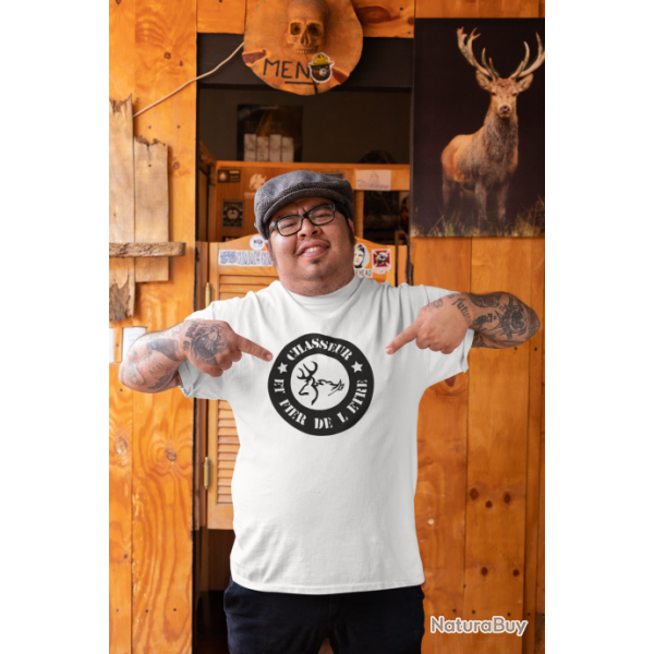 T shirt Chasse Chasseur et fire de l tre