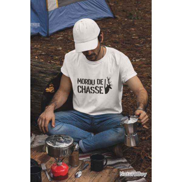 T shirt Chasse Mordu de chasse