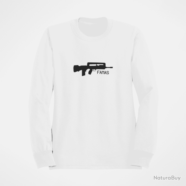 Sweat ARME Famas Blanc