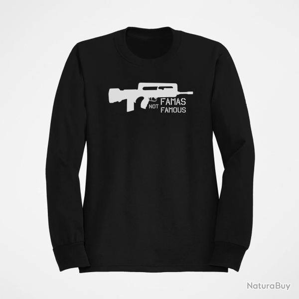 Sweat ARME Famas Not Famous Noir