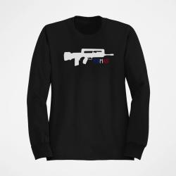 Sweat ARME Famas Patriote Noir