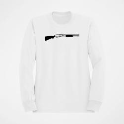 Sweat ARME FUSIL A POMPE Blanc