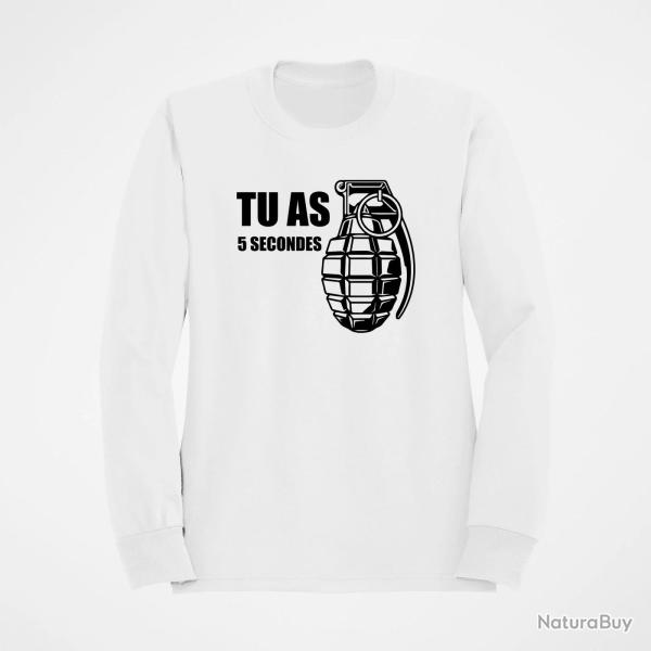 Sweat ARME Grenade Blanc