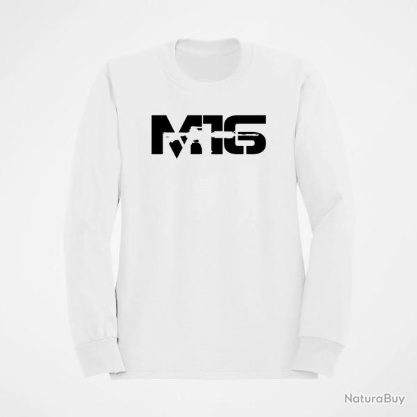 Sweat ARME M16 1 Blanc