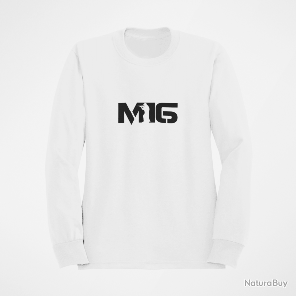 Sweat ARME M16 2 Blanc