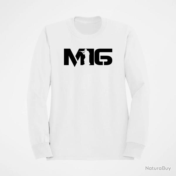 Sweat ARME M16 2 Blanc