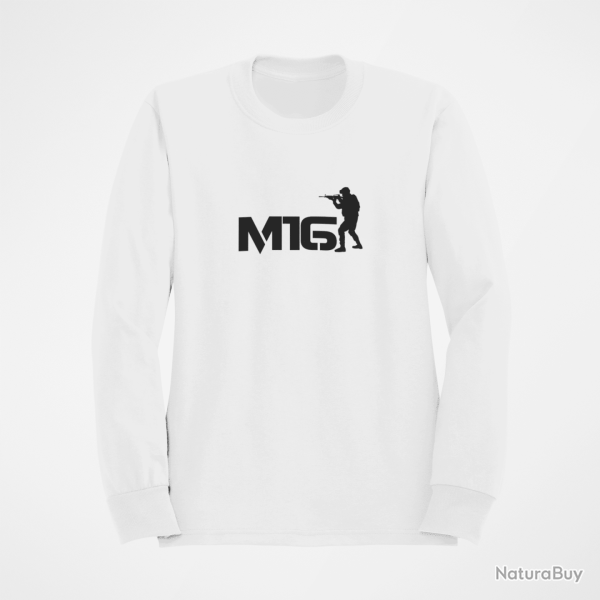 Sweat ARME M16 3 Blanc