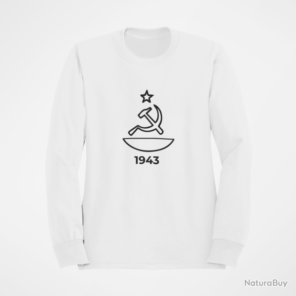 Sweat ARME Mosin Nagant 4 Blanc