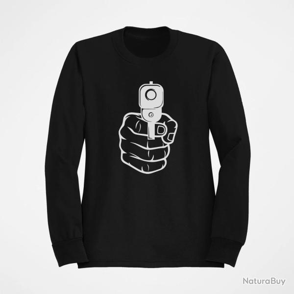 Sweat ARME DE POING Noir