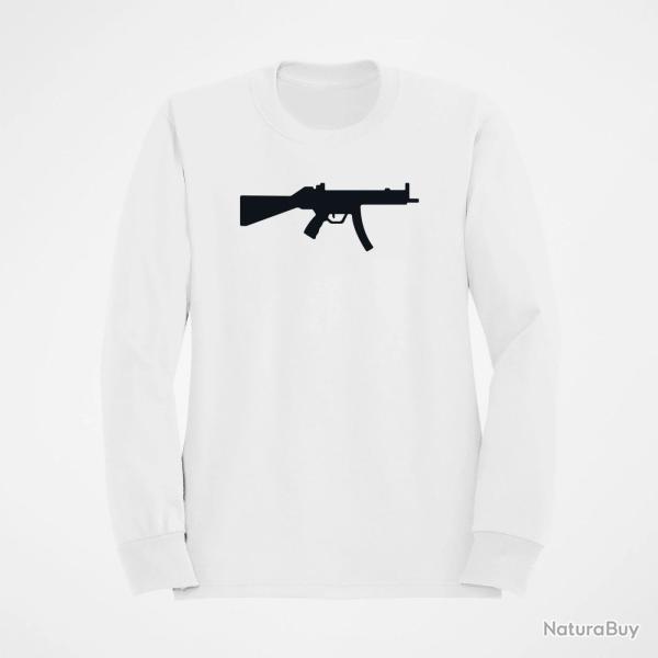 Sweat Armes MP5 Blanc