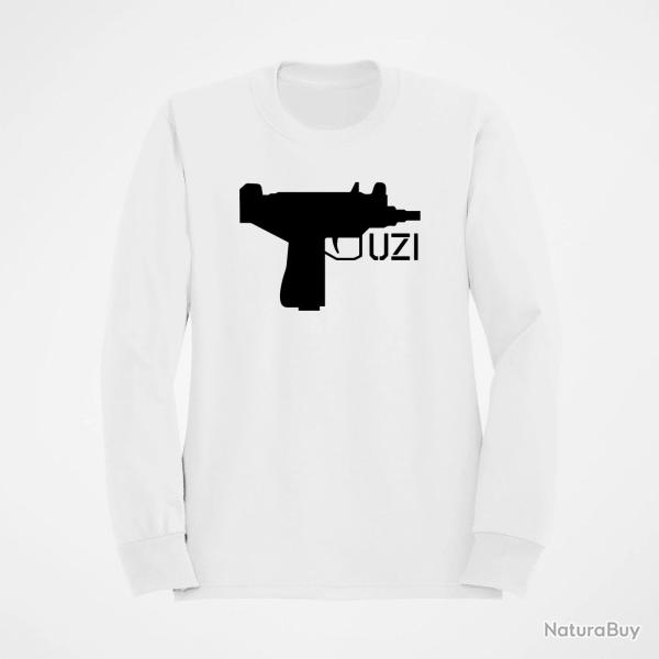 Sweat ARME UZI Blanc