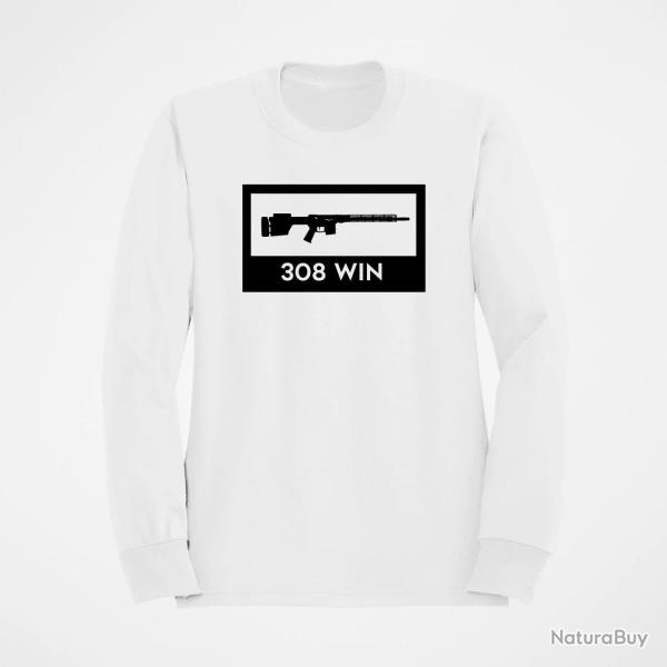 Sweat ARMES AR10 308 win Blanc